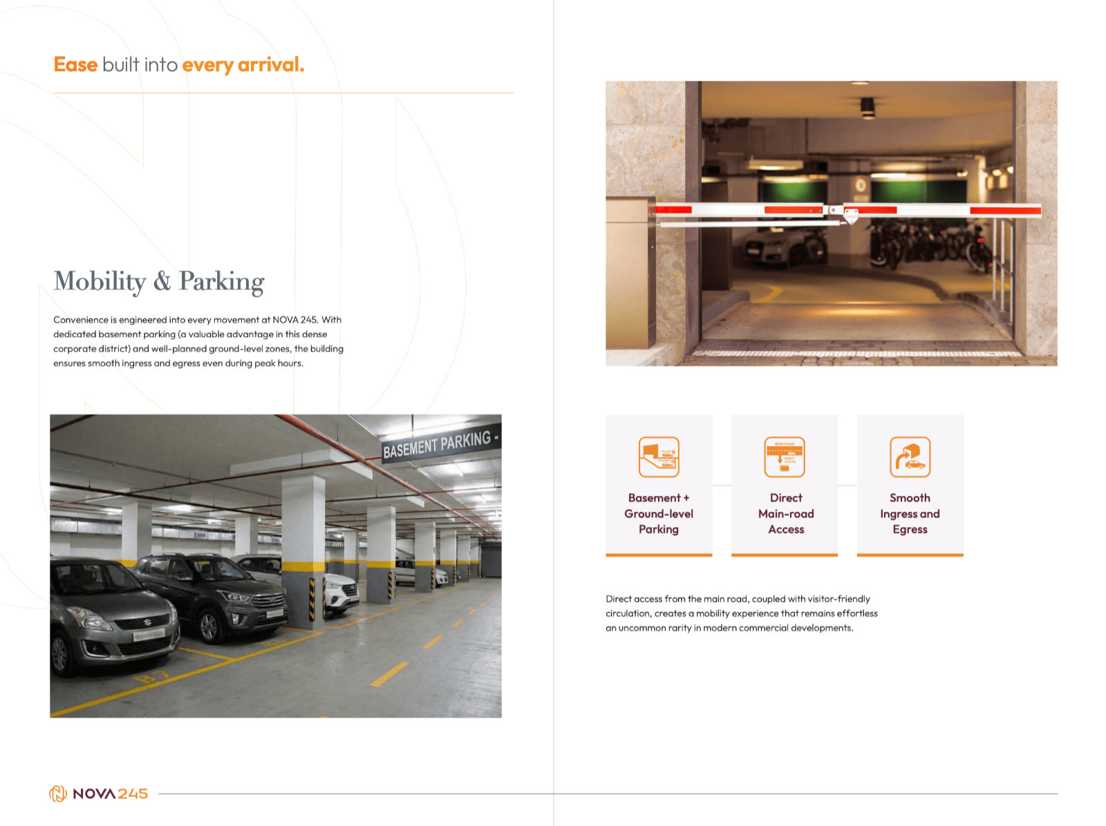 NOVA 245 — basement and ground-level parking